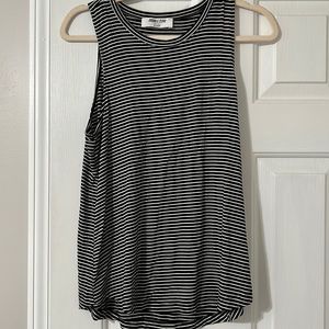 Black and white tank top
